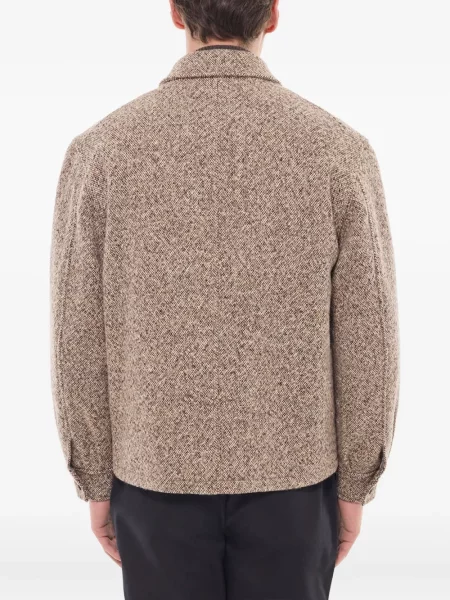 Geacă Fursac din tweed maro