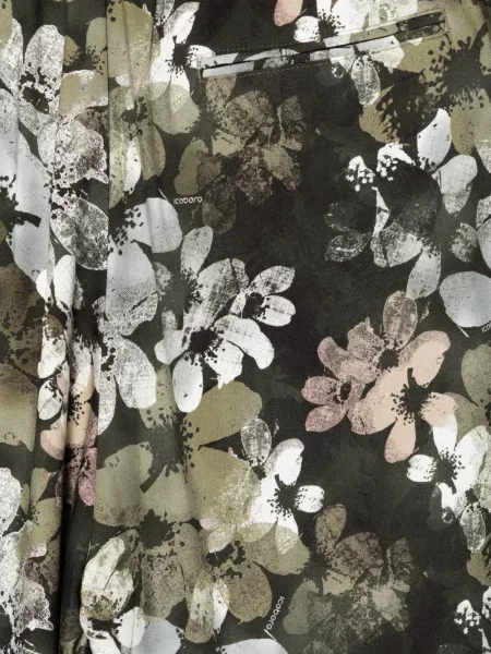 Pantaloni scurți Iceberg cu model floral verde