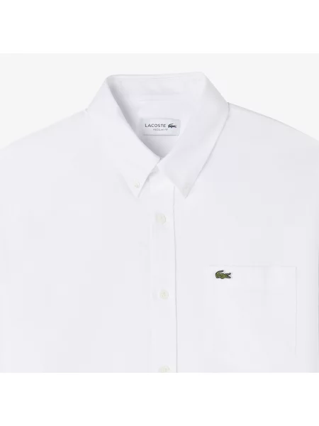 Lacoste Koszula Regular Fit biała