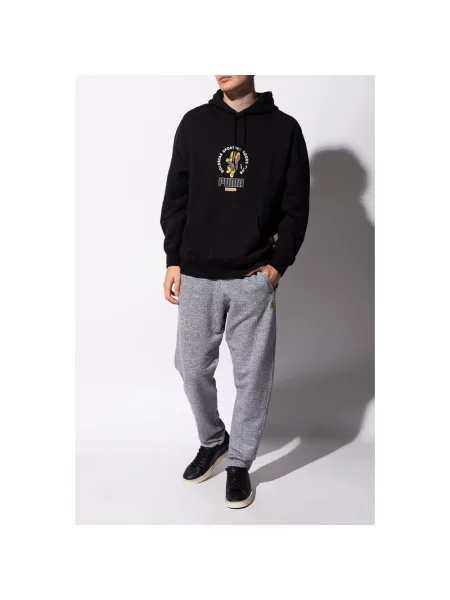 Spodnie dresowe Golden Goose z logo szare