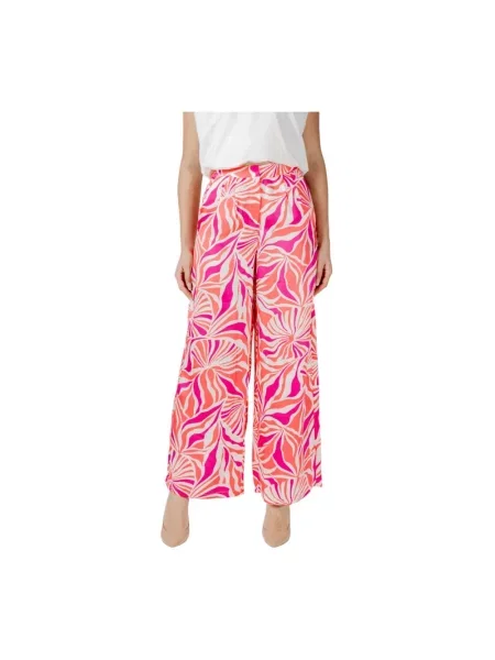 Wielobarwność spodnie Only białe