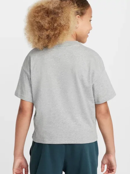 Nike tričko detské Sportswear Essential sivá