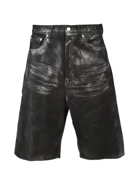 Pantaloni scurți din denim Breath negru