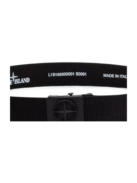 Pasek Stone Island z kamieniami czarny