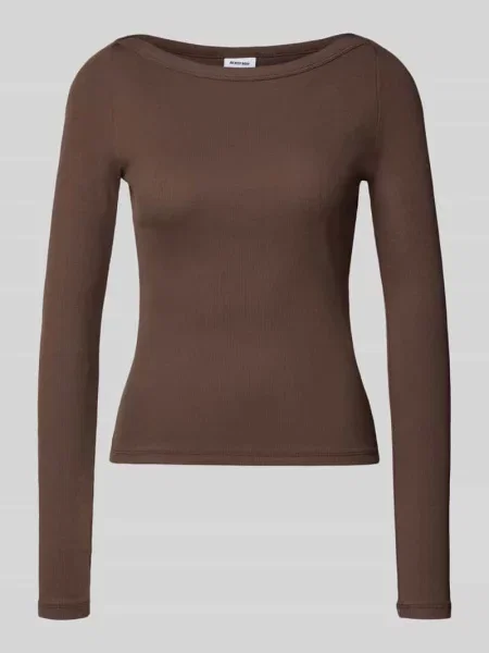 Koszulka o kroju slim fit z mieszanka bawełny model MAYA' Noisy May