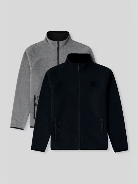 Tommy Life Jopa iz flisa Sweatshirts' črna