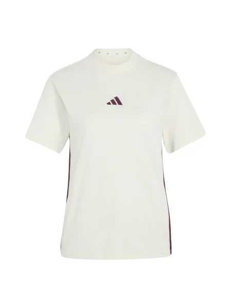 ADIDAS SPORTSWEAR Tricou funcțional Essentials fildeş / burgundy roșu