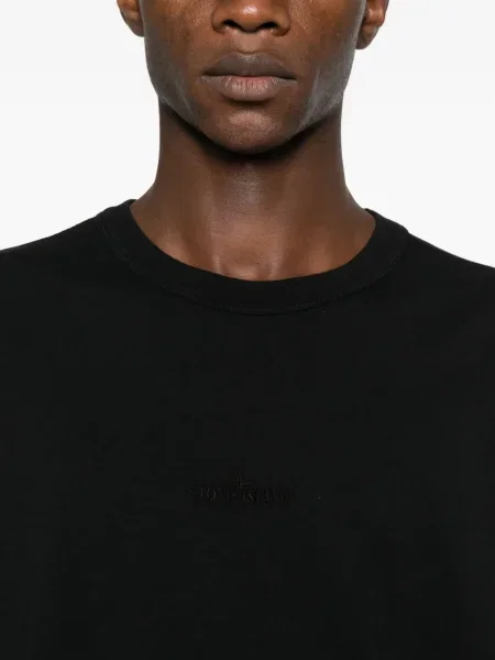 Тениска Stone Island камъни черно