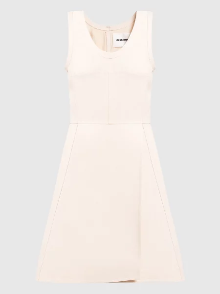 Платье Jil Sander бежевое