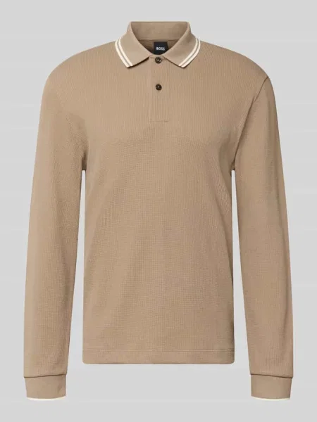 Koszulka polo o kroju regular fit z mieszanki bawełny model H-Pittman Boss