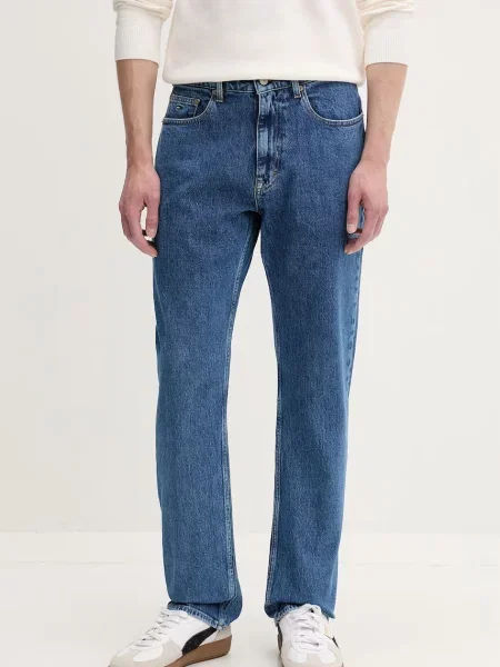 Tommy Jeans blugi slim fit pentru bărbați albastru