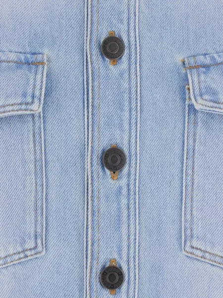 Koszula dżinsowa Grifoni niebieska