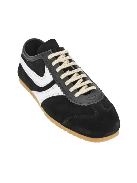 Sneakersy Dries Van Noten zamszowe czarne