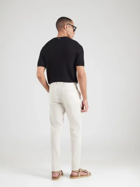 JACK & JONES Pantaloni eleganți JPSTOLLIE JJDAVE natural alb