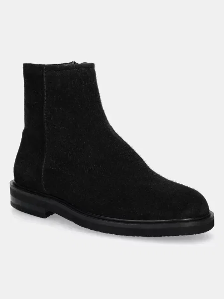 Filling Pieces pantofi de piele intoarsa Western Chelsea Suede barbati negru