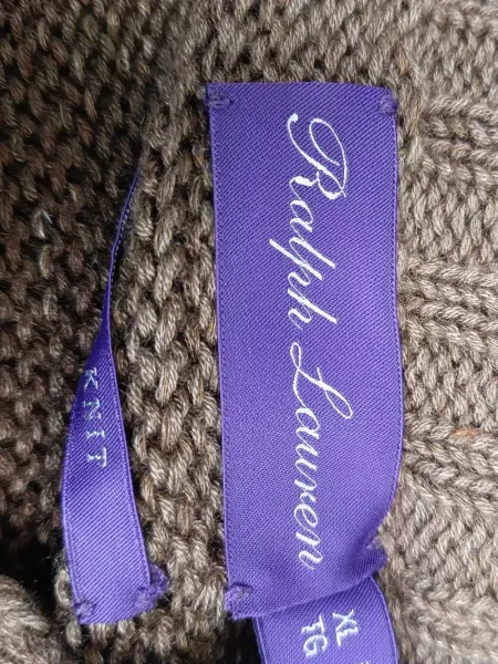 Pulover Lauren Ralph Lauren tricotate maro