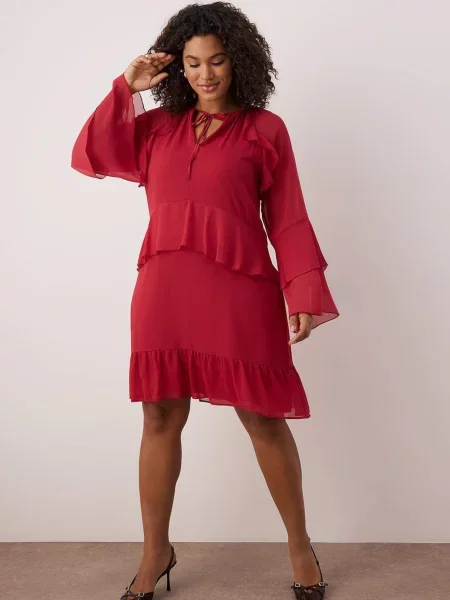 Trendyol Curve Rochie roșu