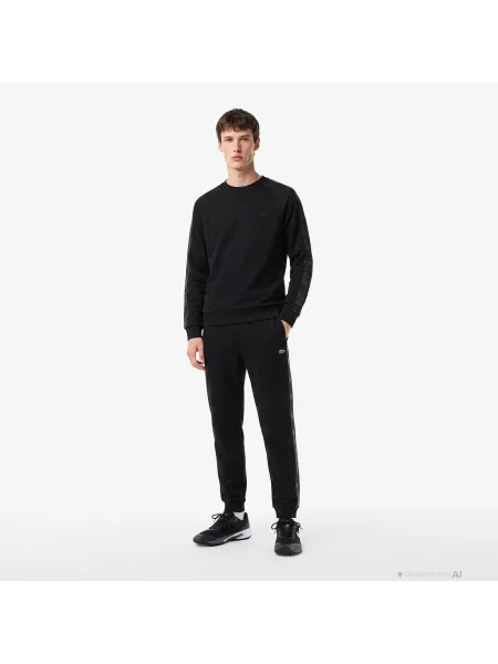 Lacoste Bluza Z Długim Rękawem czarna