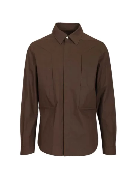 Риза Rick Owens кафяво