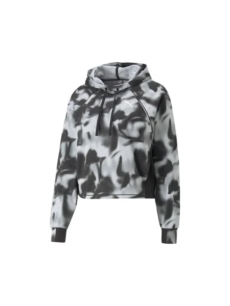 Mikina s kapucňou Puma sivá