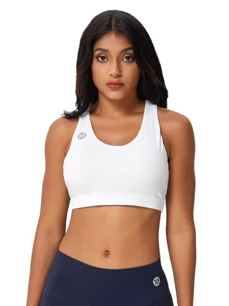 YEAZ Sutien sport alb
