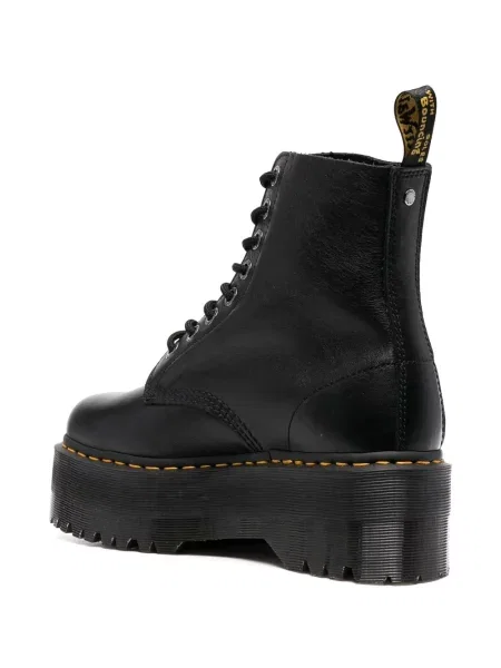 Kotníkové boty Dr. Martens na platformě černé