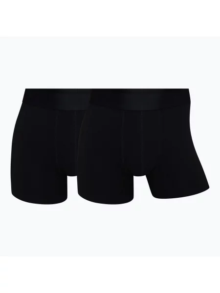 Boxeri pentru bărbați Trunk Modal 2 pack black negru