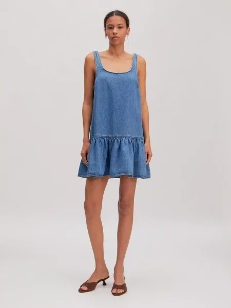 EDITED Obleka Inka moder denim