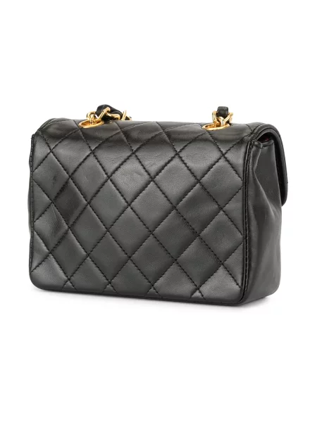 Náhrdelník Chanel Pre-owned s autogramem černý