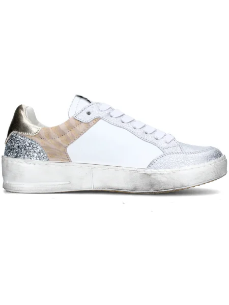 Pantofi Meline alb