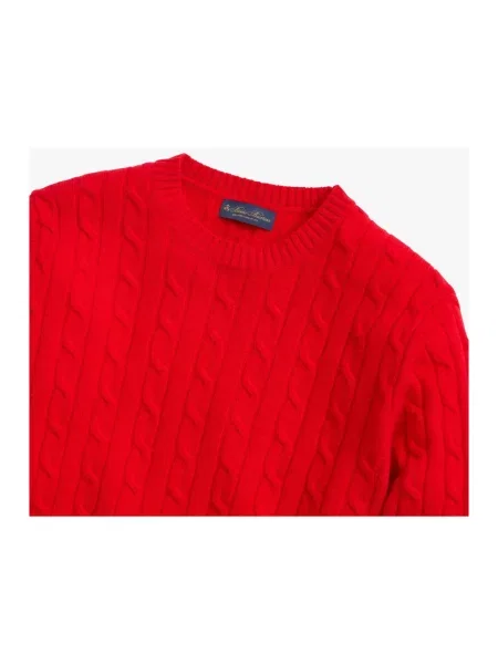 Sweter Brooks Brothers wełniany czerwony