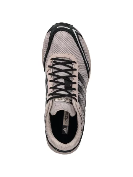 Pantaloni Adidas de catifea cord cu imagine roșu