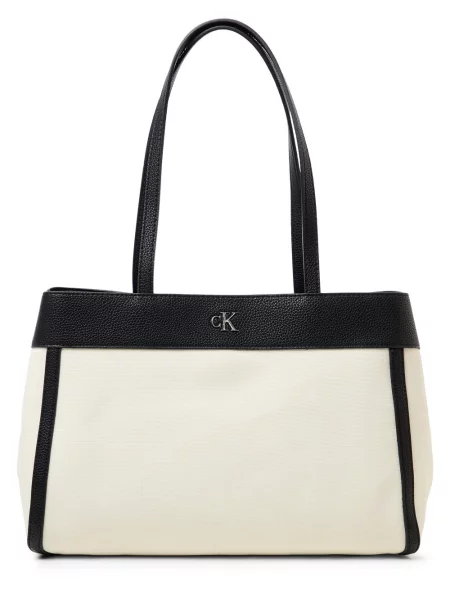 Calvin Klein shopper Kobiety biały|czarny ONE SIZE biała