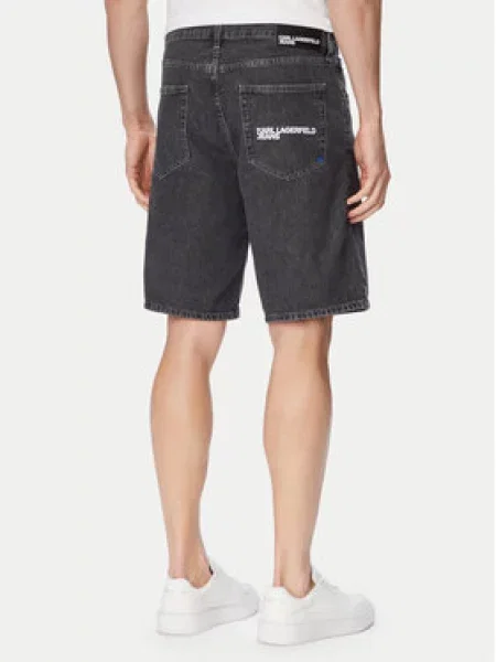 Karl Lagerfeld Jeans Farmer rövidnadrág Straight Fit szürke