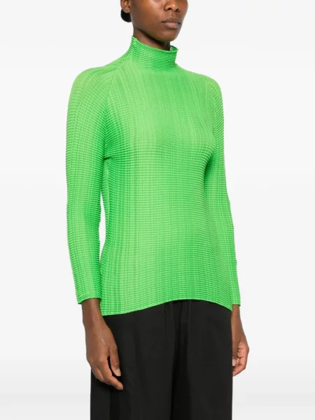 Bluză Issey Miyake verde