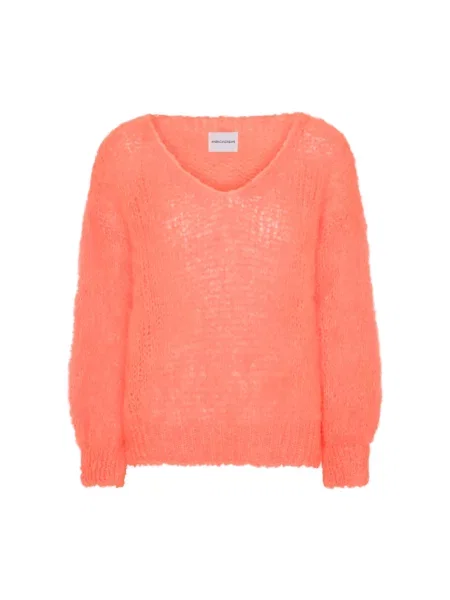 Sweter Americandreams wełniany czerwony