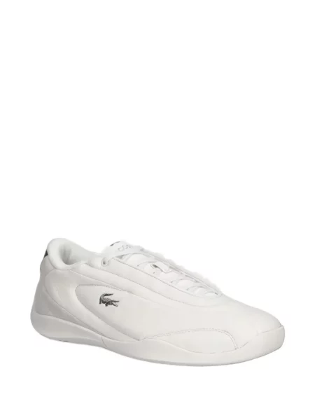 Sneakerși Lacoste din piele alb