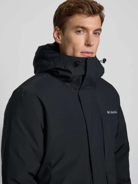 Kurtka o kroju regular fit z wypełnieniem kaczym puchem model ‘Street’ Columbia czarna