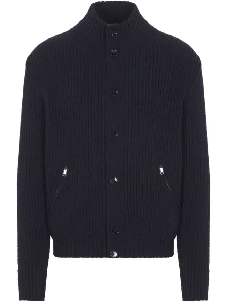 Cardigan Brioni tricotate albastru