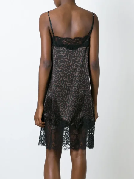 Rochie Givenchy cu imagine din dantelă de costum negru