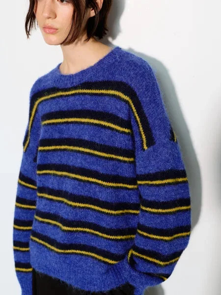 Pull&Bear Pulover PACIFIC turcoaz / galben miere negru