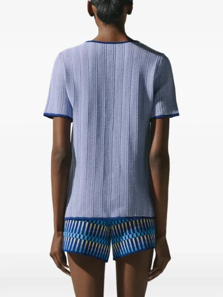 Tricou Baobab cu strasuri violet