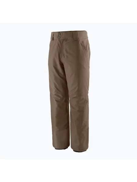 Lyžařské kalhoty Patagonia Insulated Powder Town merlow brown marlow brown hnědé