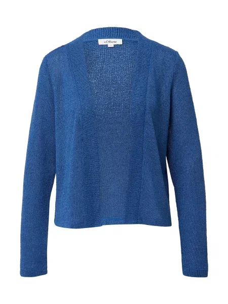 S.Oliver Geacă tricotată regal albastru