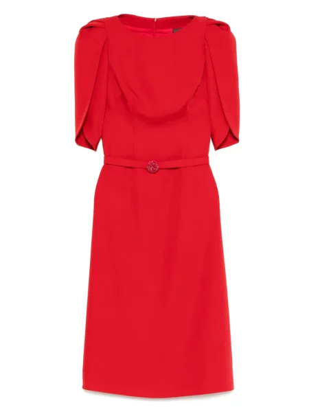 Rochie Cristallini de costum roșu