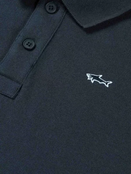 Koszulka polo dziecięca Paul & Shark niebieska