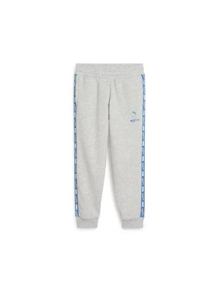 Dziecięce spodnie dresowe PUMA × HOT WHEELS™ PUMA Light Gray Heather czarne