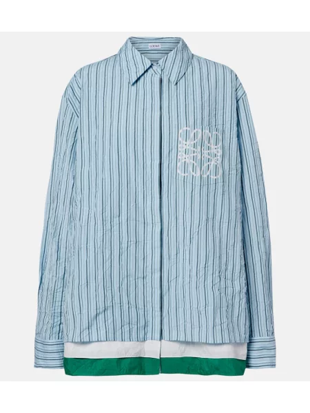 Cămașă Loewe din poplin albastru