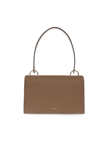 Torebka Furla skórzana brązowa
