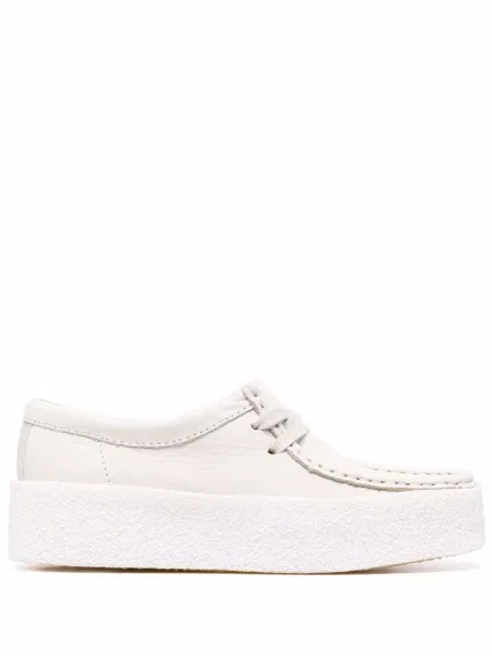 Pantofi loafer Clarks Originals cu șireturi din dantelă
